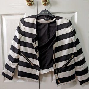 Club Monaco Size 2 Zippered Jacket/Blazer